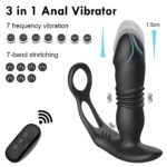 Thrusting Anal Vibrator Prostate Massager Toy