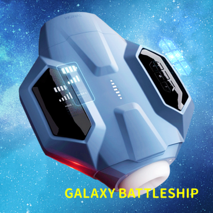 Galaxy Battleship Telescopic & Suction Heated Men Masturbator