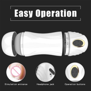 Fleshy Pro Suction Jerking and Vibration Fully Automatic Telescoping Sex Toy