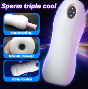 Fleshy Pro Suction Jerking and Vibration Fully Automatic Telescoping Sex Toy