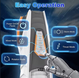 Lamborghini Masturbator Telescopic Rotation Male Masturbator Cup, Lamborghini Sex Toy for Men